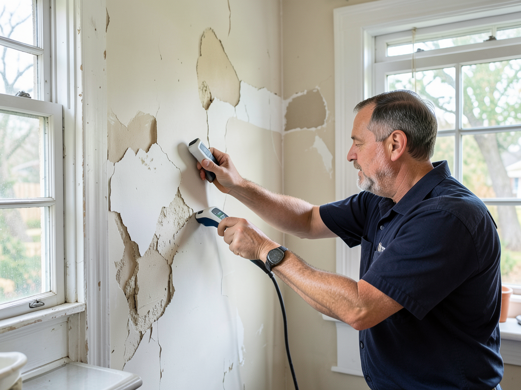 Dealing with burst pipes and water damage in older