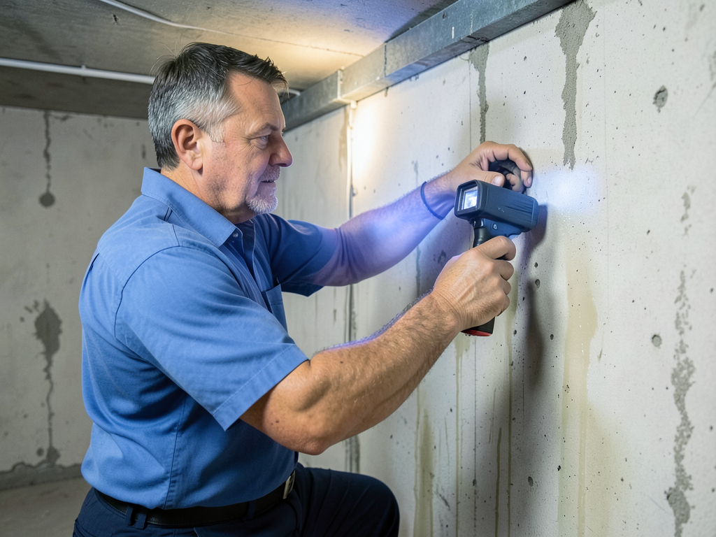 How to handle water seepage through concrete walls in a Raleigh Hills daylight basement