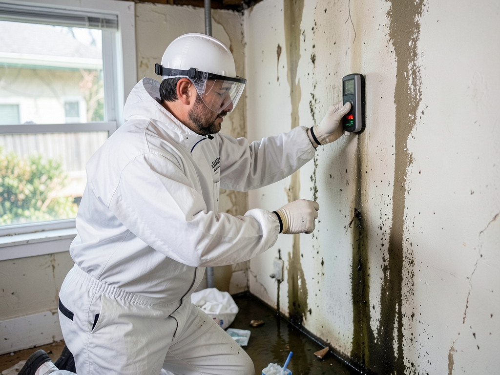 Managing a water main break outside your home in t