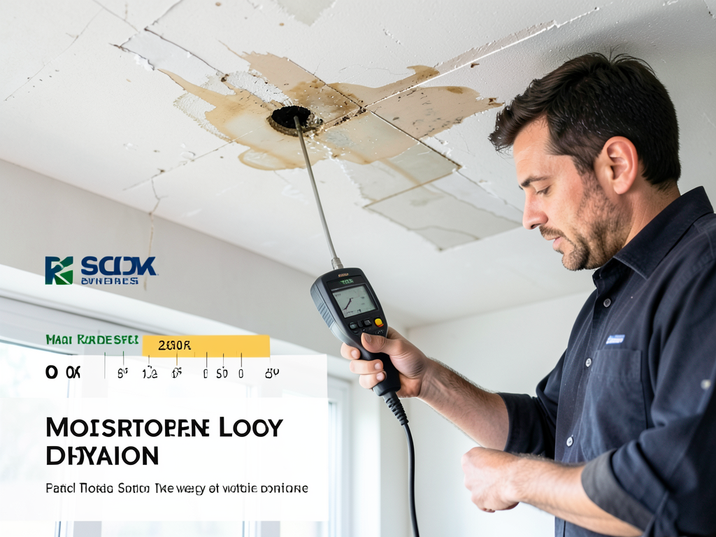 Repairing interior water damage from a leaking roof in Milwaukie
